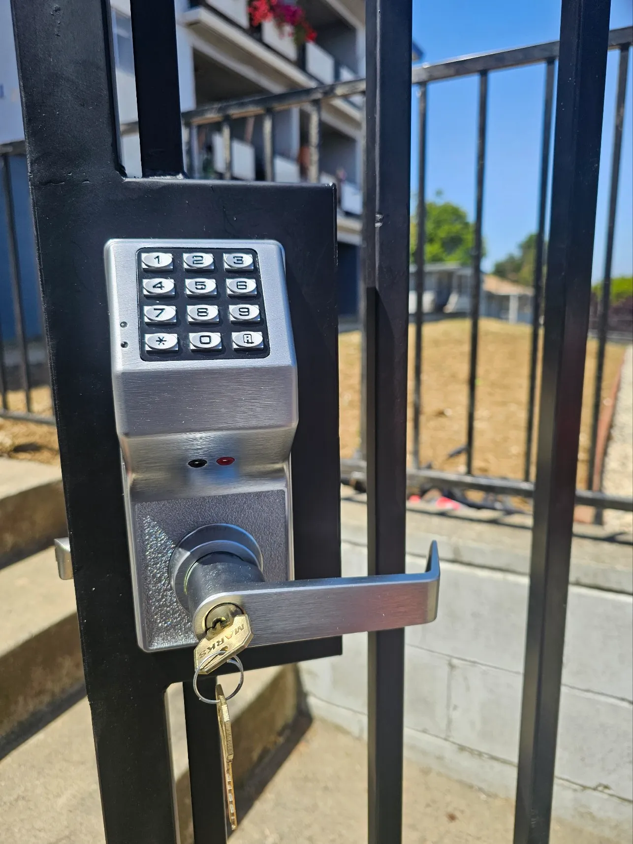 Security door installation